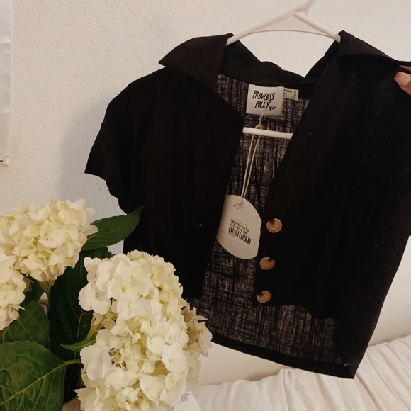 Princess Polly Tops - Princess Polly Maple Sky Crop Top